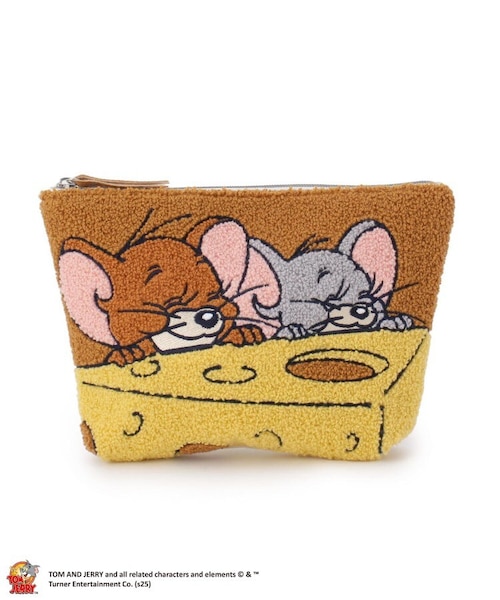 ま*さ様 エトロ × トムとジェリーコラボ クラッチバッグ ペイズリー レザー ジェリーが可愛すぎる！エトロと「トムとジェリー」がコラボしたバッグ