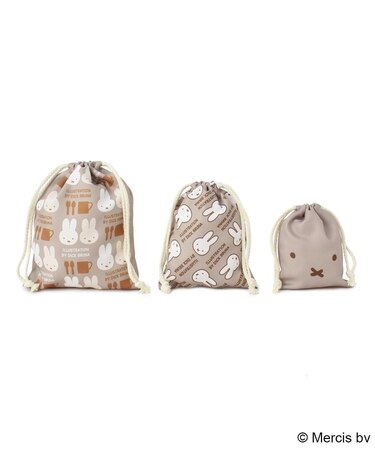 ◆Dick Bruna miffy 巾着 3P