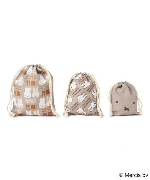 ◆Dick Bruna miffy 巾着 3P