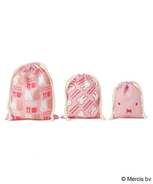 ◆Dick Bruna miffy 巾着 3P