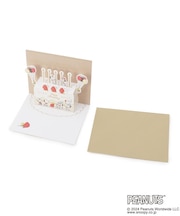 ◆SNOOPY グリーティングカード ハッピーバースデー 立体