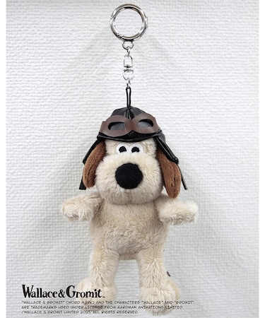 ウォレスとグルミット カラビナマスコット パイロット