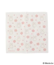 ◆Dick Bruna miffy かや生地ふきん お花 ピンク