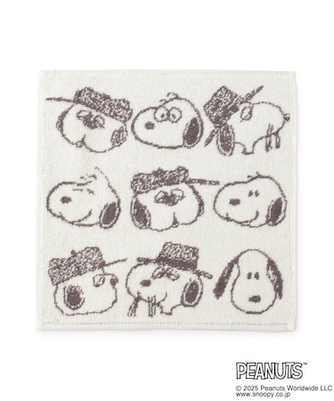 ◆SNOOPY タオルハンカチ ブラザーお顔
