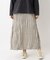クリンクル ワッシャー加工フレアスカート