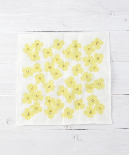 ◆Eternal Blooms かや生地ふきん チアフルフラワーズ