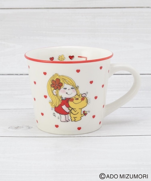 水森亜土 カラーラインマグ 200ml