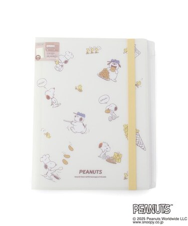 ◆SNOOPY ゴムバンドクリアファイル 5P