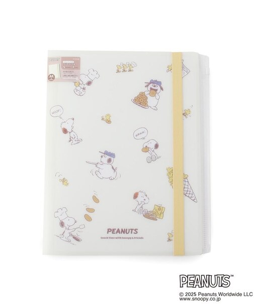 ◆SNOOPY ゴムバンドクリアファイル 5P