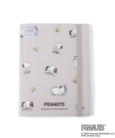 ◆SNOOPY ゴムバンドクリアファイル 5P