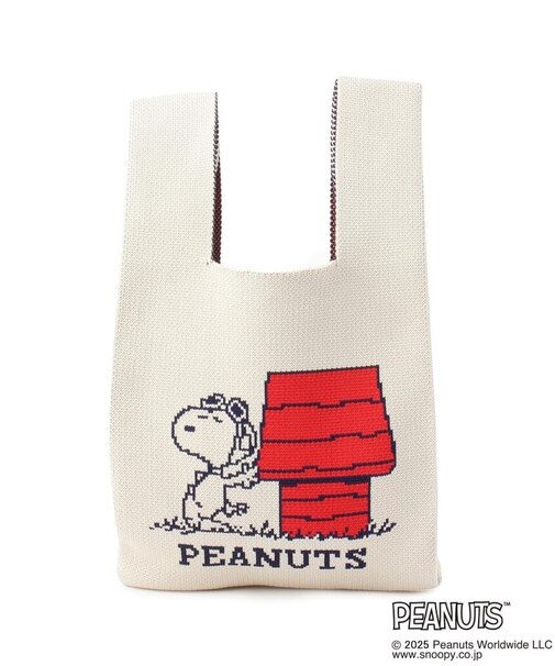 SNOOPY ニットバッグ