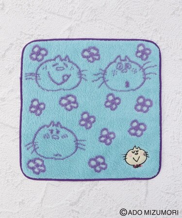 ◆【リンネル4月号掲載】水森亜土 タオルハンカチ ミータン