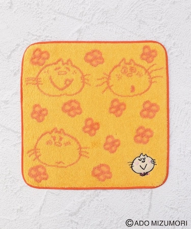 ◆【リンネル4月号掲載】水森亜土 タオルハンカチ ミータン