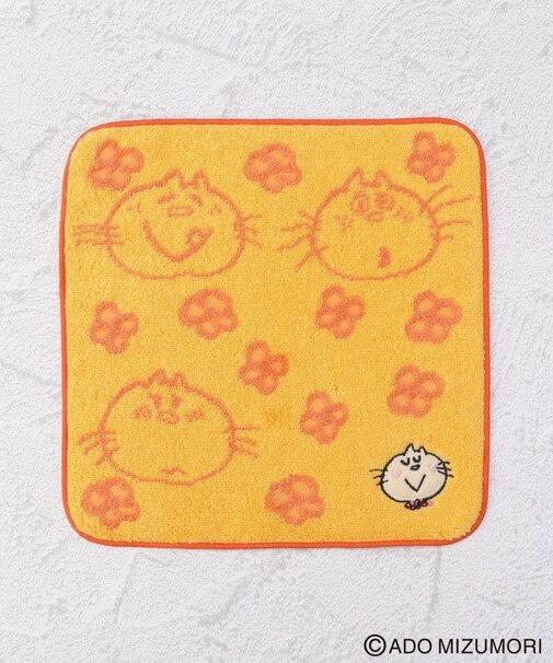 ◆【リンネル4月号掲載】水森亜土 タオルハンカチ ミータン