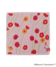 ◆MOOMIN タオルハンカチ お花摘みリトルミイ