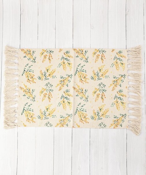 プリント マット フロウミモザ