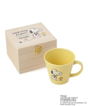 【ワンズテラスオリジナル】SNOOPY 木箱入マグ メダル