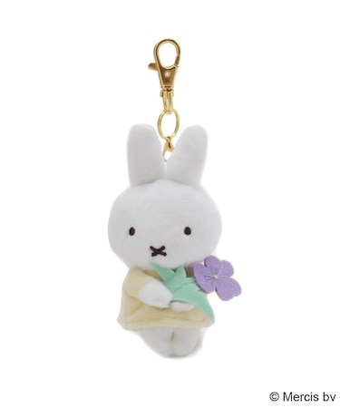 Dick Bruna miffy ちょっこりサンキューマスコット スミレ