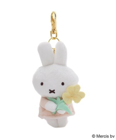 Dick Bruna miffy ちょっこりサンキューマスコット スミレ