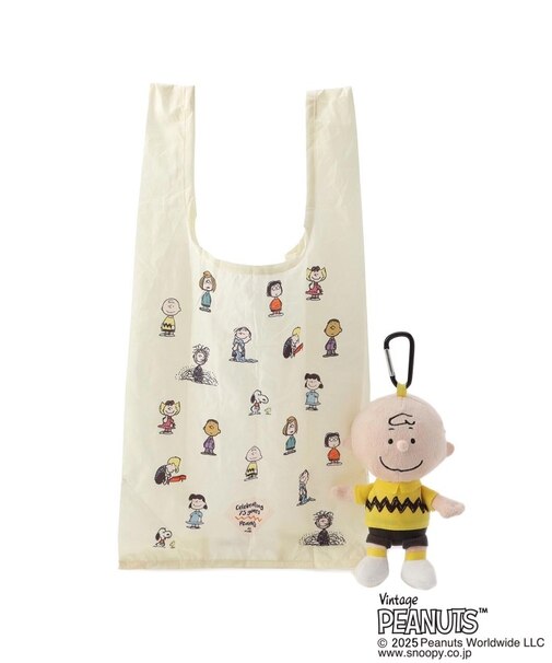 【ワンズテラスオリジナル】SNOOPY ぬいぐるみエコバッグ