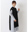 透かし柄 ロングジレ