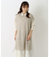 透かし柄 ロングジレ