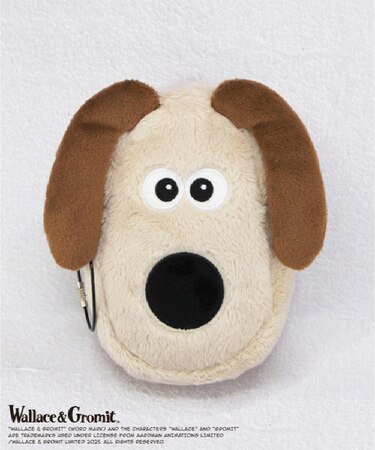 ウォレスとグルミット フェイスポーチ グルミット