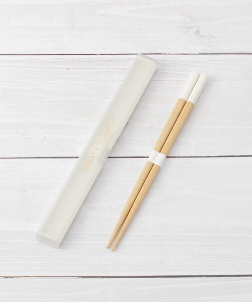 ◆【ワンズテラスオリジナル】What's for lunch? スリム箸箱セット