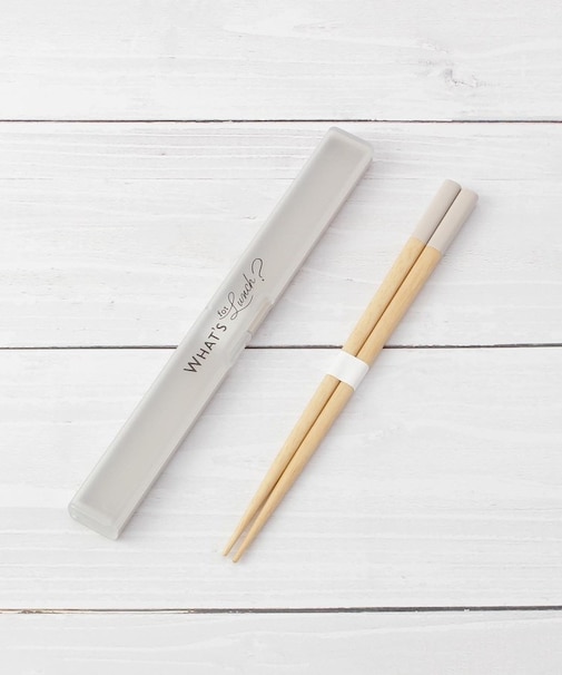 ◆【ワンズテラスオリジナル】What's for lunch? スリム箸箱セット