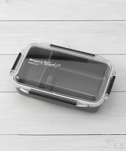 【ワンズテラスオリジナル】What's for lunch? 抗菌4点ロックランチボックス 750ml