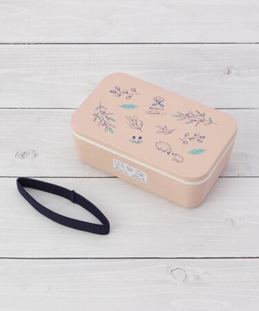 【ワンズテラスオリジナル】What's for lunch? シンプル1段ランチボックス 600ml