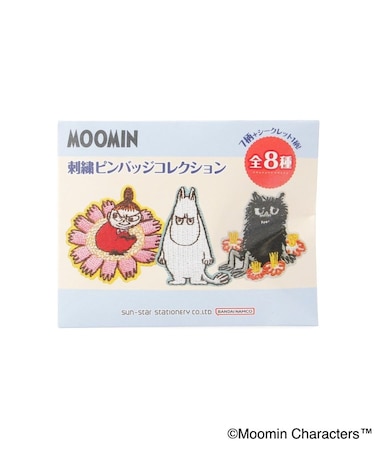 ◆MOOMIN ピンバッジ 刺繍 ムーミン80th