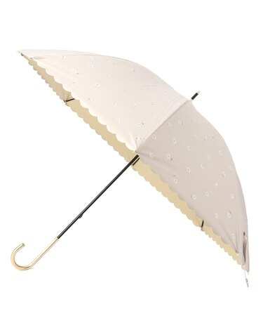 【晴雨兼用/UV】Wpc. 遮光ゴールドラインマーガレット 長傘