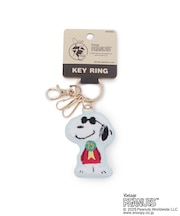 【ワンズテラスオリジナル】SNOOPY サガラ刺繍キーリング