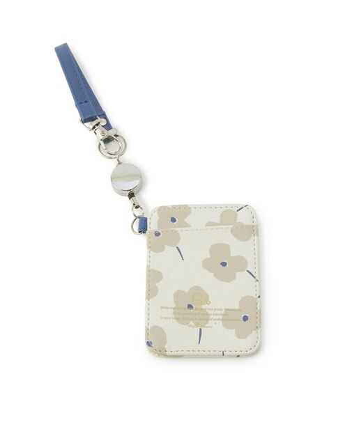 Wpc. 合皮プリントリール付きパスケース