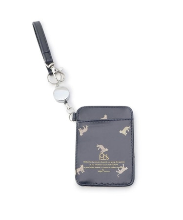 Wpc. 合皮プリントリール付きパスケース