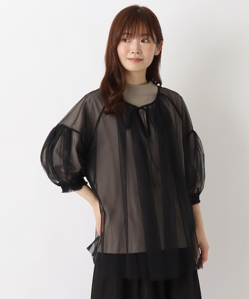 チュール 2WAYプルオーバー