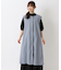ナイロン ノースリーブ前開きワンピース