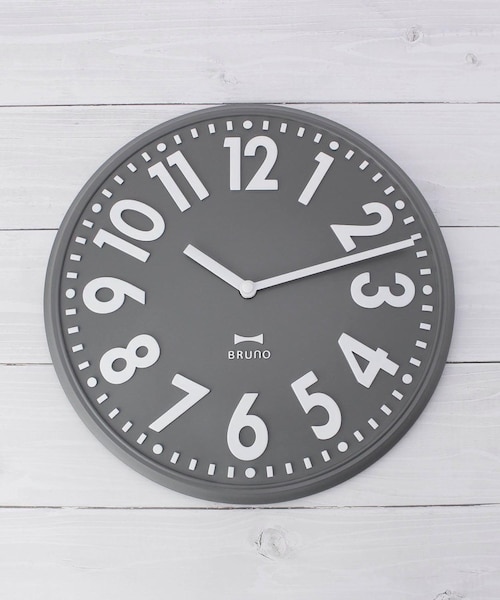 BRUNO ブルーノ エンボスウォールクロック｜ワンズテラスの通販｜&mall
