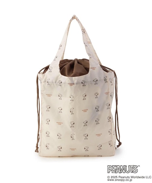 SNOOPY 底板エコバッグ ワイド