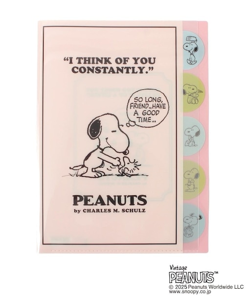 ◆SNOOPY ダイカットクリアファイル 5P