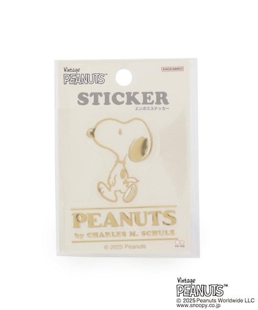 ◆SNOOPY エンボスステッカー