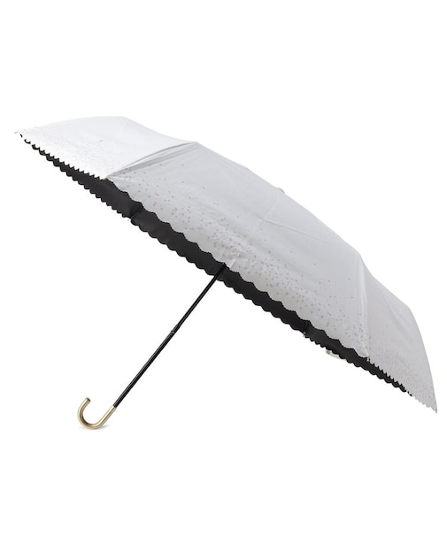 【晴雨兼用/UV】Wpc. 遮光グリッターハート 折傘