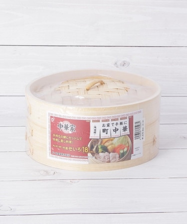 中華家 竹製せいろ 18cm