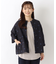 ドット刺繍入り 5分袖ジャケット