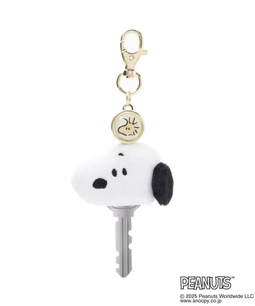 SNOOPY リール付きキーカバー スヌーピー｜ワンズテラスの通販｜&mall