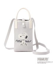SNOOPY ニットショルダーバッグ