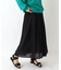 ボイル ロング丈 ギャザースカート