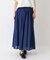 ボイル ロング丈 ギャザースカート