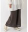 綿麻レーヨン 幅広レース切替 ペチパンツ